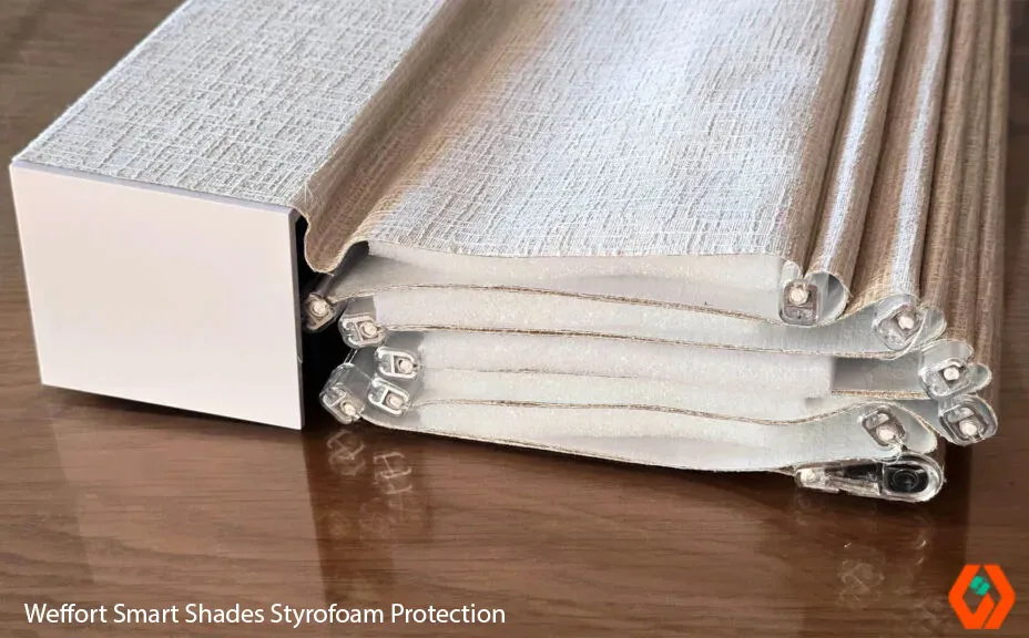 Weffort Smart Shades Styrofoam Protection 